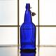 EZ Cap 1 liter Blue Flipper Single Bottle